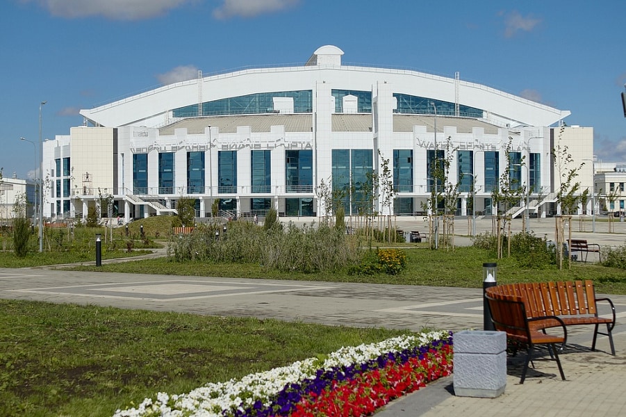Строительство Дворца водных видов спорта завершили в Краснодаре