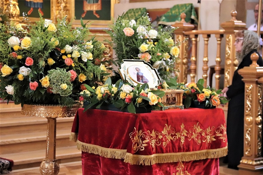 Мощи святого преподобного Сергия Радонежского привезли в Свято-Екатерининский кафедральный собор Краснодара