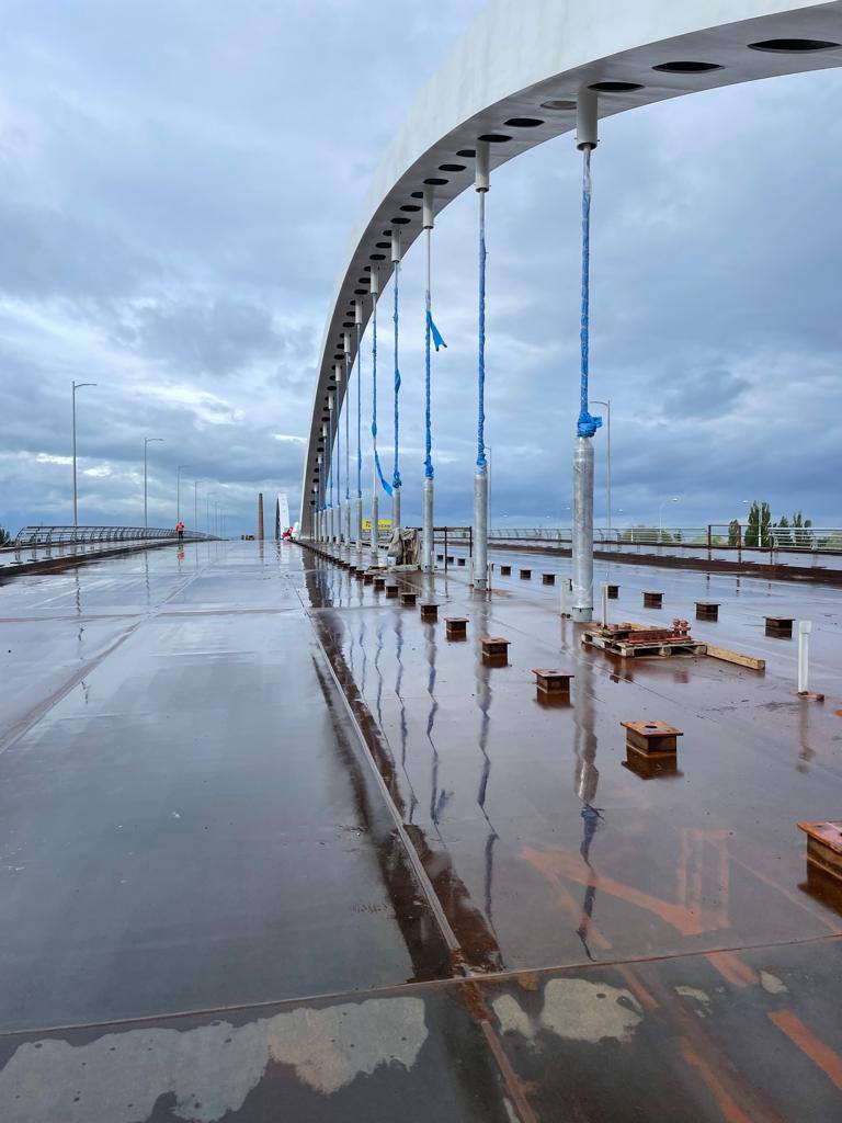 Заканчивается строительство моста между Краснодаром и Адыгеей