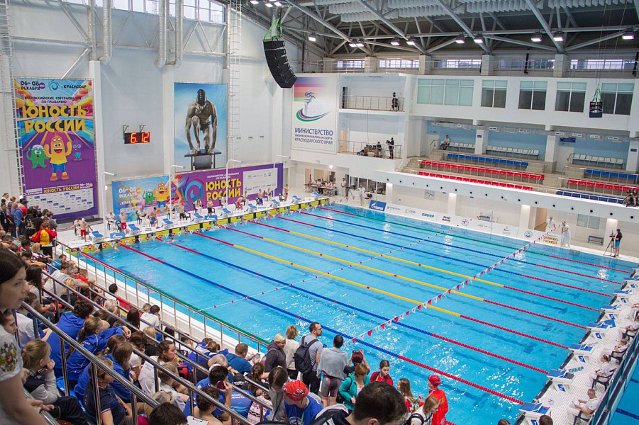 В Краснодаре стартовали Всероссийские соревнования по плаванию «Юность России»
