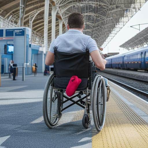 В Краснодаре на вокзале женщина-инвалид упала и получила травму спины